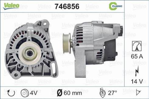 VALEO 746856 - Alternateur droxauto.com