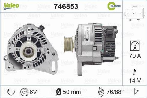 VALEO 746853 - Alternateur droxauto.com