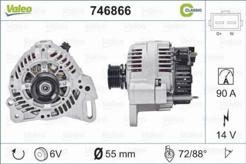 VALEO 746866 - Alternateur droxauto.com