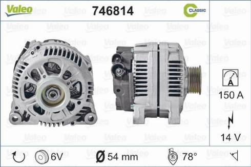 VALEO 746814 - Alternateur droxauto.com