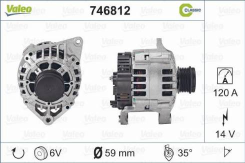 VALEO 746812 - Alternateur droxauto.com