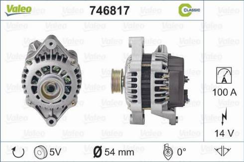 VALEO 746817 - Alternateur droxauto.com