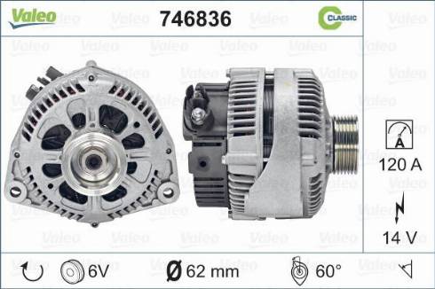 VALEO 746836 - Alternateur droxauto.com