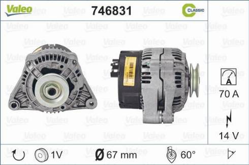 VALEO 746831 - Alternateur droxauto.com