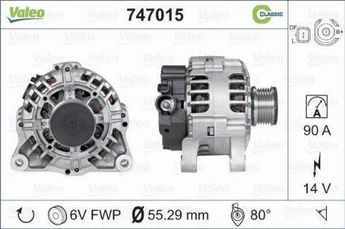 VALEO 747015 - Alternateur droxauto.com