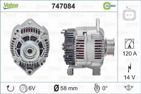 VALEO 747084 - Alternateur droxauto.com