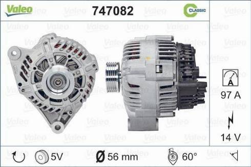 VALEO 747082 - Alternateur droxauto.com