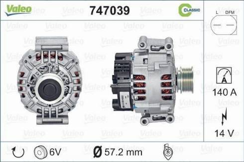 VALEO 747039 - Alternateur droxauto.com