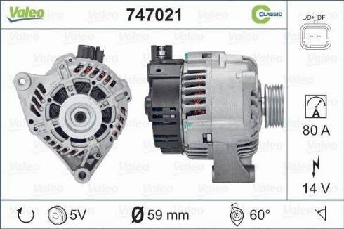 VALEO 747021 - Alternateur droxauto.com