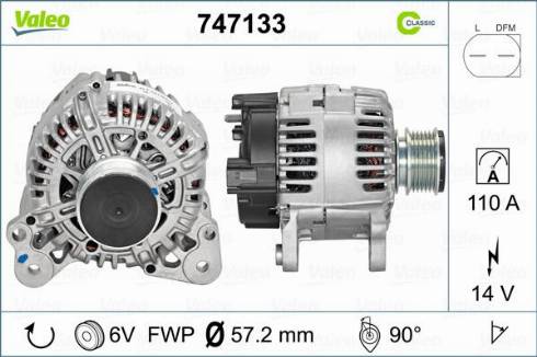 VALEO 747133 - Alternateur droxauto.com