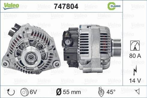 VALEO 747804 - Alternateur droxauto.com