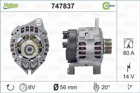 VALEO 747837 - Alternateur droxauto.com