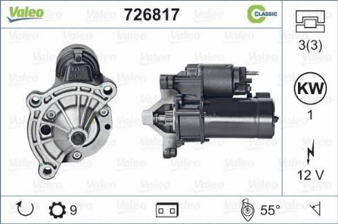 VALEO 726817 - Démarreur droxauto.com