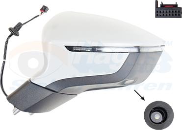 Van Wezel 4907825 - Rétroviseur extérieur droxauto.com