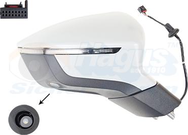 Van Wezel 4907826 - Rétroviseur extérieur droxauto.com