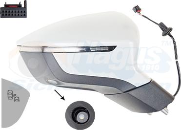 Van Wezel 4907828 - Rétroviseur extérieur droxauto.com