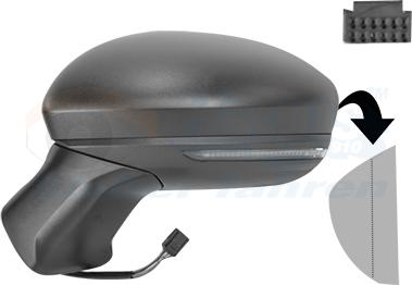 Van Wezel 4403805 - Rétroviseur extérieur droxauto.com