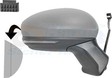 Van Wezel 4403818 - Rétroviseur extérieur droxauto.com