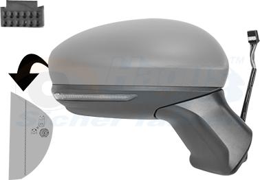 Van Wezel 4403828 - Rétroviseur extérieur droxauto.com