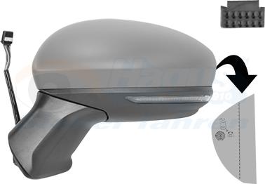 Van Wezel 4403827 - Rétroviseur extérieur droxauto.com