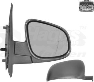Van Wezel 4412808 - Rétroviseur extérieur droxauto.com