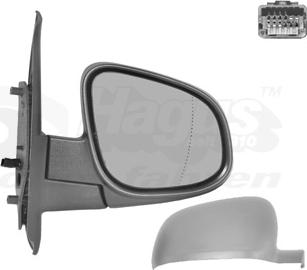 Van Wezel 4412818 - Rétroviseur extérieur droxauto.com