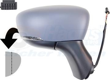 Van Wezel 4420808 - Rétroviseur extérieur droxauto.com