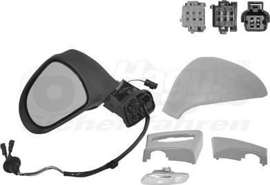 Van Wezel 4042817 - Rétroviseur extérieur droxauto.com