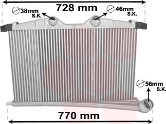 Van Wezel 40004363 - Intercooler, échangeur droxauto.com