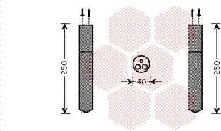 Van Wezel 4000D302 - Filtre déshydratant, climatisation droxauto.com