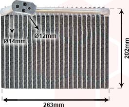 Van Wezel 4000V062 - Évaporateur climatisation droxauto.com