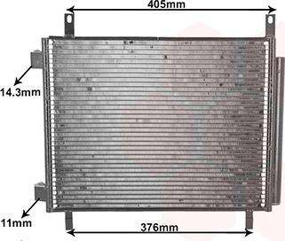 Van Wezel 40015704 - Condensateur, climatisation droxauto.com