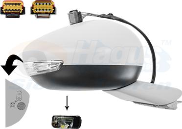 Van Wezel 4082826 - Rétroviseur extérieur droxauto.com