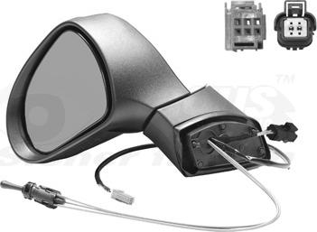 Van Wezel 4029803 - Rétroviseur extérieur droxauto.com