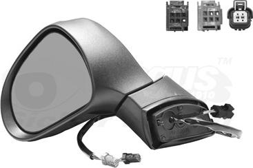 Van Wezel 4029807 - Rétroviseur extérieur droxauto.com