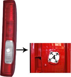Van Wezel 4395932 - Feu arrière droxauto.com