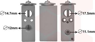 Van Wezel 43011700 - Détendeur, climatisation droxauto.com