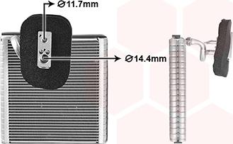 Van Wezel 4301V703 - Évaporateur climatisation droxauto.com