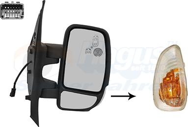 Van Wezel 4388828 - Rétroviseur extérieur droxauto.com