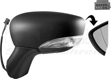 Van Wezel 4373805 - Rétroviseur extérieur droxauto.com