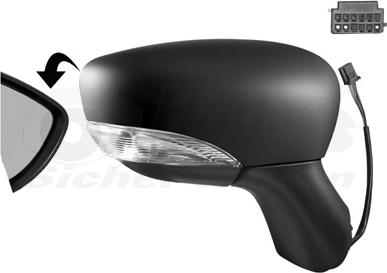 Van Wezel 4373806 - Rétroviseur extérieur droxauto.com