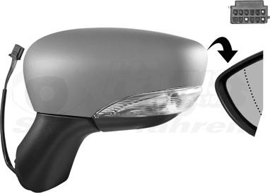 Van Wezel 4373817 - Rétroviseur extérieur droxauto.com