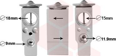 Van Wezel 59001171 - Détendeur, climatisation droxauto.com