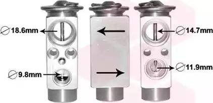 Van Wezel 59001172 - Détendeur, climatisation droxauto.com