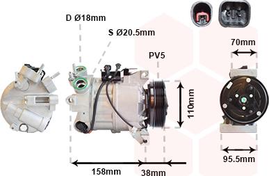 Van Wezel 5900K143 - Compresseur, climatisation droxauto.com