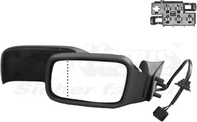 Van Wezel 5930807 - Rétroviseur extérieur droxauto.com