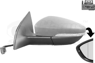 Van Wezel 5841807 - Rétroviseur extérieur droxauto.com