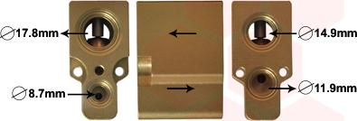 Van Wezel 58001076 - Détendeur, climatisation droxauto.com