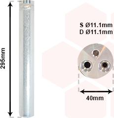 Van Wezel 5800D304 - Filtre déshydratant, climatisation droxauto.com
