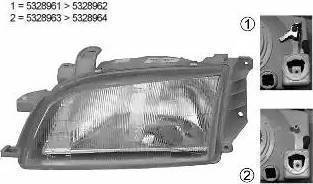 Van Wezel 5328961 - Projecteur principal droxauto.com